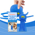 Octopus Bath Squirt Toy - baby playing with blue octopus bath toy at bath time