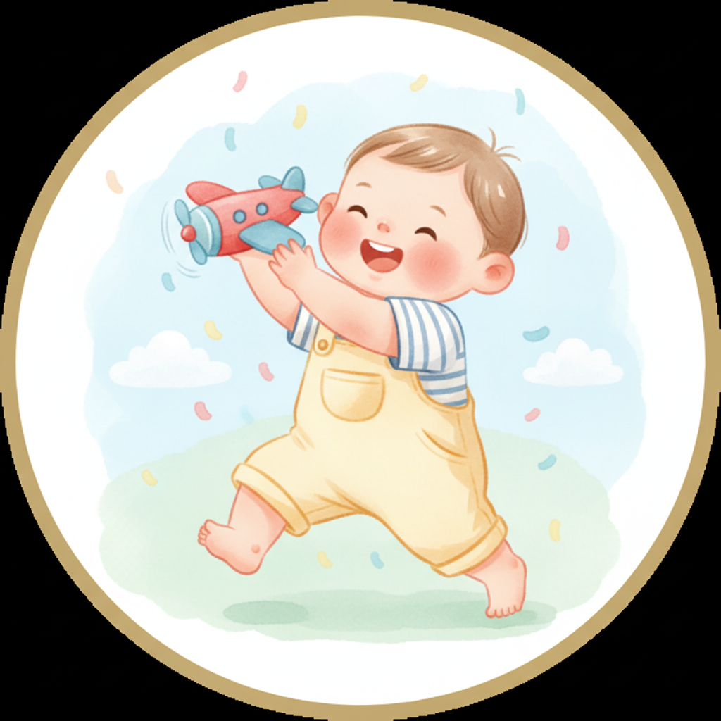Toddler playing